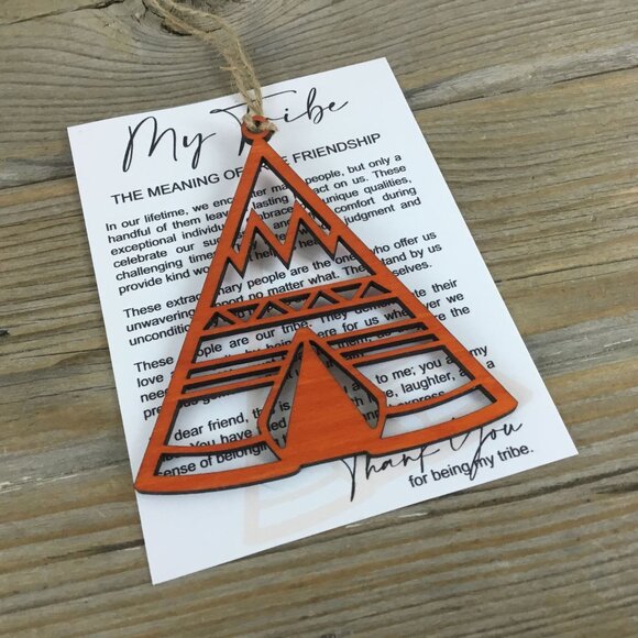 My Tribe The Meaning of True Friendship Story Card Ornament - Picture 7 of 10